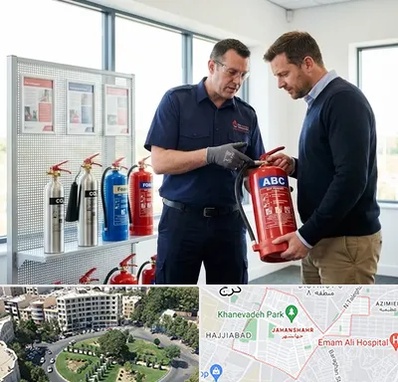 کپسول آتش نشانی در جهانشهر کرج 