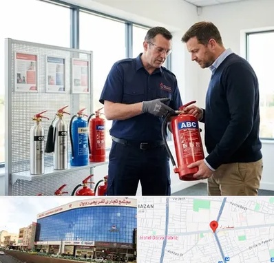 کپسول آتش نشانی در نصف راه تبریز 