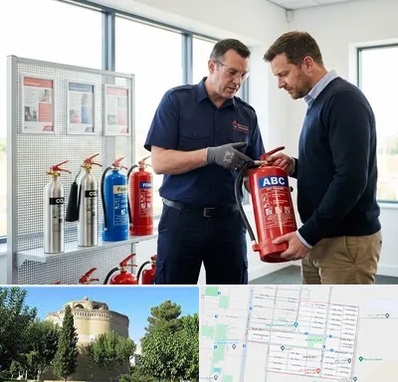 کپسول آتش نشانی در مرداویج اصفهان 