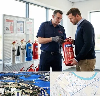 کپسول آتش نشانی در کوروش اهواز 