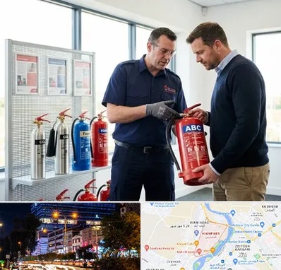 کپسول آتش نشانی در کیانپارس اهواز 