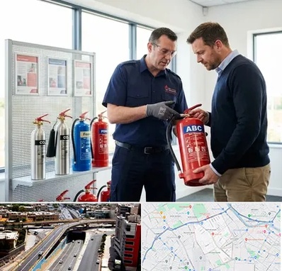 کپسول آتش نشانی در ستارخان شیراز 