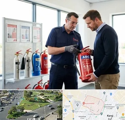 کپسول آتش نشانی در شاهین ویلا کرج 