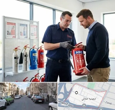 کپسول آتش نشانی در مجیدیه شمالی