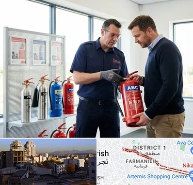 کپسول آتش نشانی در فرمانیه 