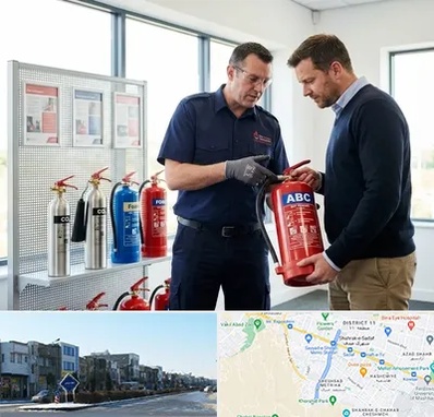 کپسول آتش نشانی در شریعتی مشهد