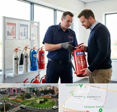 کپسول آتش نشانی در تهرانسر 