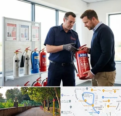 کپسول آتش نشانی در بلوار گیلان رشت 