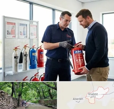 کپسول آتش نشانی در شاندیز مشهد 