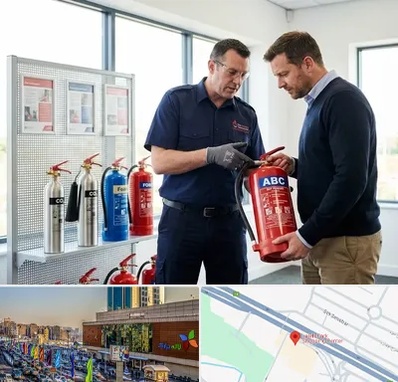 کپسول آتش نشانی در لاله پارک تبریز 