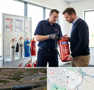 کپسول آتش نشانی در یاغچیان تبریز 