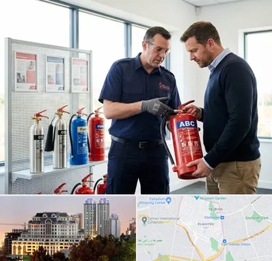 کپسول آتش نشانی در فرشته 