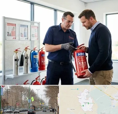 کپسول آتش نشانی در نظرآباد کرج 