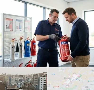 کپسول آتش نشانی در محمد شهر کرج 