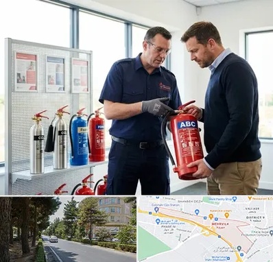 کپسول آتش نشانی در مهرویلا کرج 