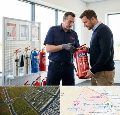 کپسول آتش نشانی در الهیه مشهد 