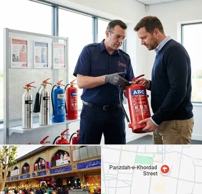 کپسول آتش نشانی در 15 خرداد 