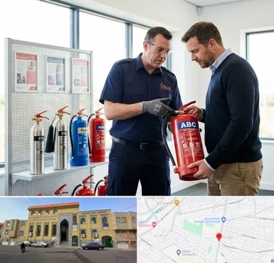 کپسول آتش نشانی در زنبیل آباد قم 