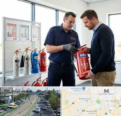 کپسول آتش نشانی در جنوب تهران 