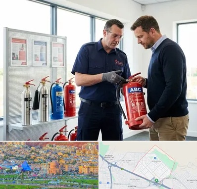 کپسول آتش نشانی در رشدیه تبریز 