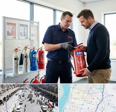 کپسول آتش نشانی در نادری اهواز 