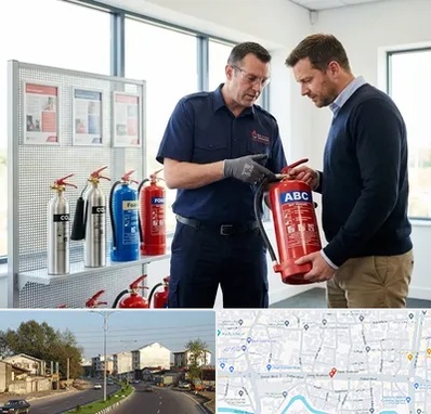 کپسول آتش نشانی در ضیابری رشت 