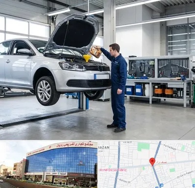 تعویض روغنی در نصف راه تبریز 