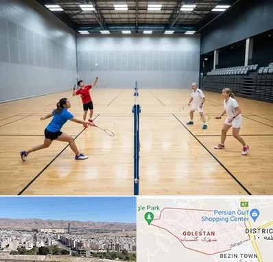 باشگاه بدمینتون در شهرک گلستان شیراز 