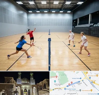 باشگاه بدمینتون در زرگری شیراز 