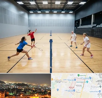 باشگاه بدمینتون در مارلیک کرج 