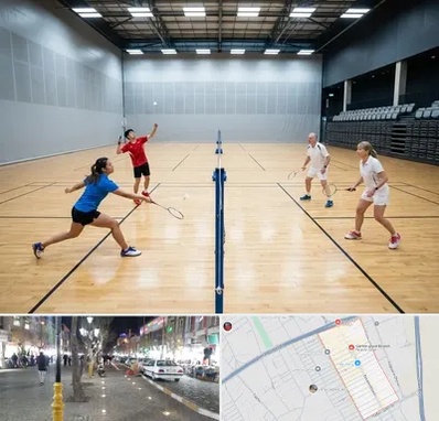 باشگاه بدمینتون در باغ فیض اسلامشهر 