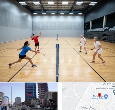 باشگاه بدمینتون در چهارراه طالقانی کرج