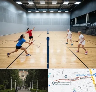 باشگاه بدمینتون در بلوار معلم رشت