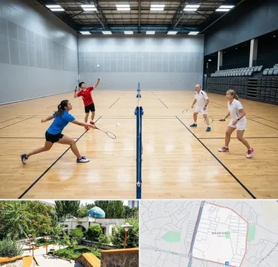 باشگاه بدمینتون در باغمیشه تبریز 