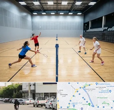 باشگاه بدمینتون در قدوسی شرقی شیراز 