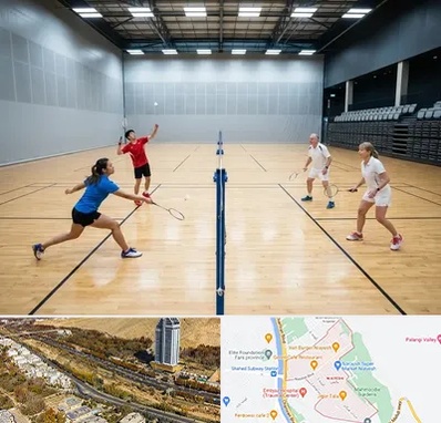 باشگاه بدمینتون در خیابان نیایش شیراز 