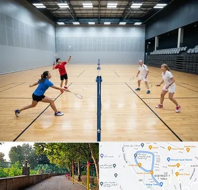 باشگاه بدمینتون در فلکه گاز رشت 