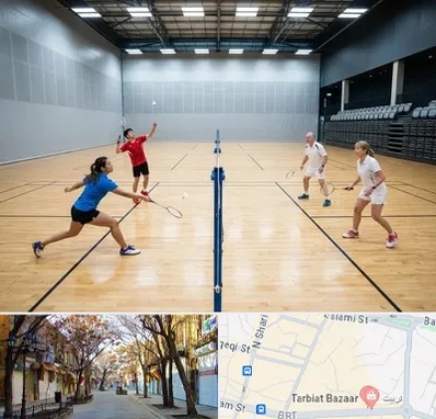 باشگاه بدمینتون در تربیت تبریز 