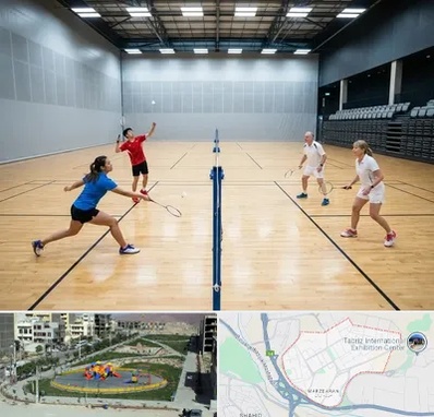 باشگاه بدمینتون در مرزداران تبریز 