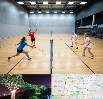 باشگاه بدمینتون در منطقه 3 تهران 