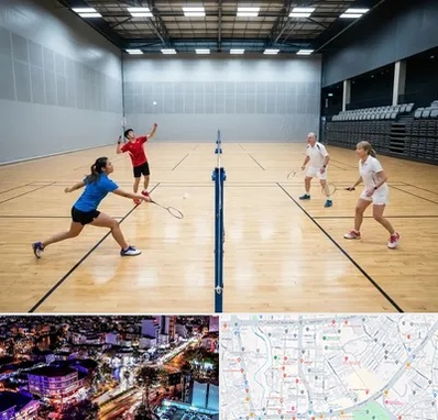 باشگاه بدمینتون در منظریه رشت 