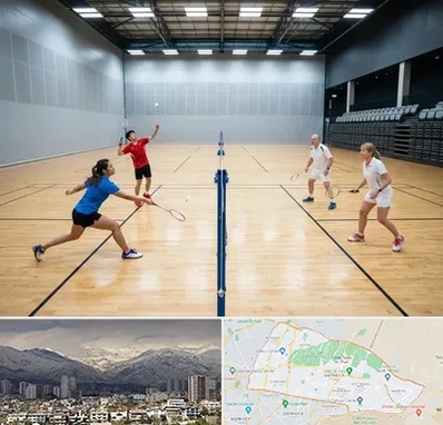 باشگاه بدمینتون در منطقه 4 تهران 