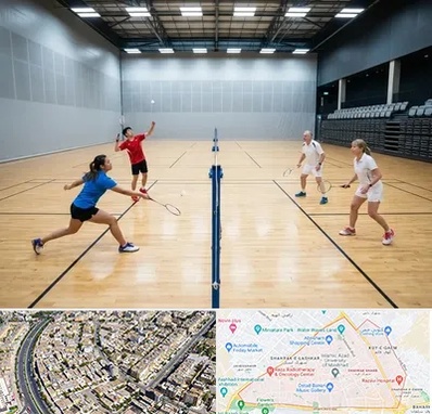 باشگاه بدمینتون در شهرک غرب مشهد