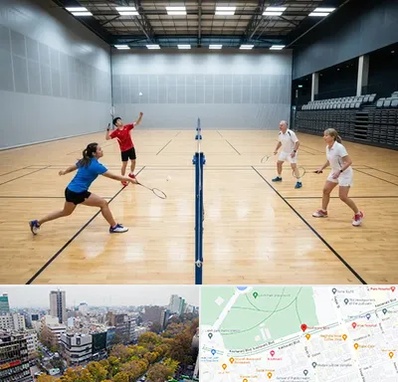 باشگاه بدمینتون در بلوار کشاورز