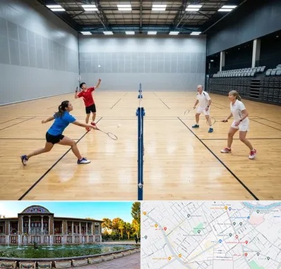 باشگاه بدمینتون در عفیف آباد شیراز 