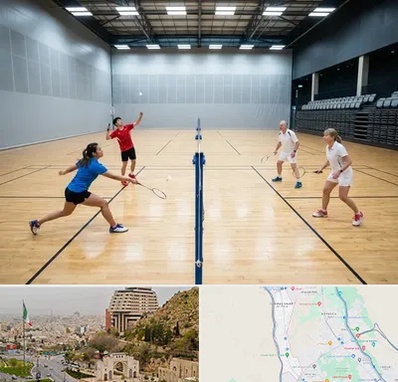 باشگاه بدمینتون در فرهنگ شهر شیراز 