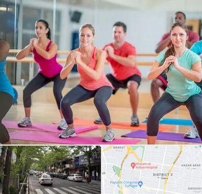 باشگاه ایروبیک در ظفر 