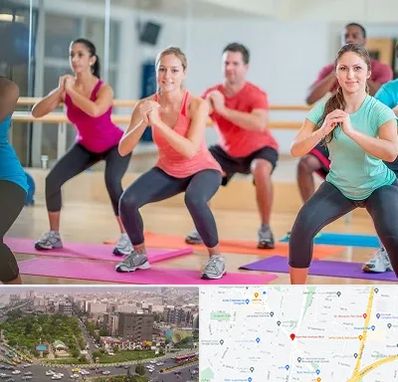 باشگاه ایروبیک در آیت الله کاشانی