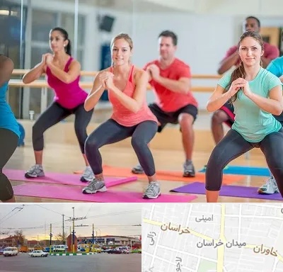 باشگاه ایروبیک در میدان خراسان