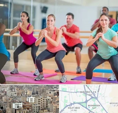باشگاه ایروبیک در جنوب شرق تهران